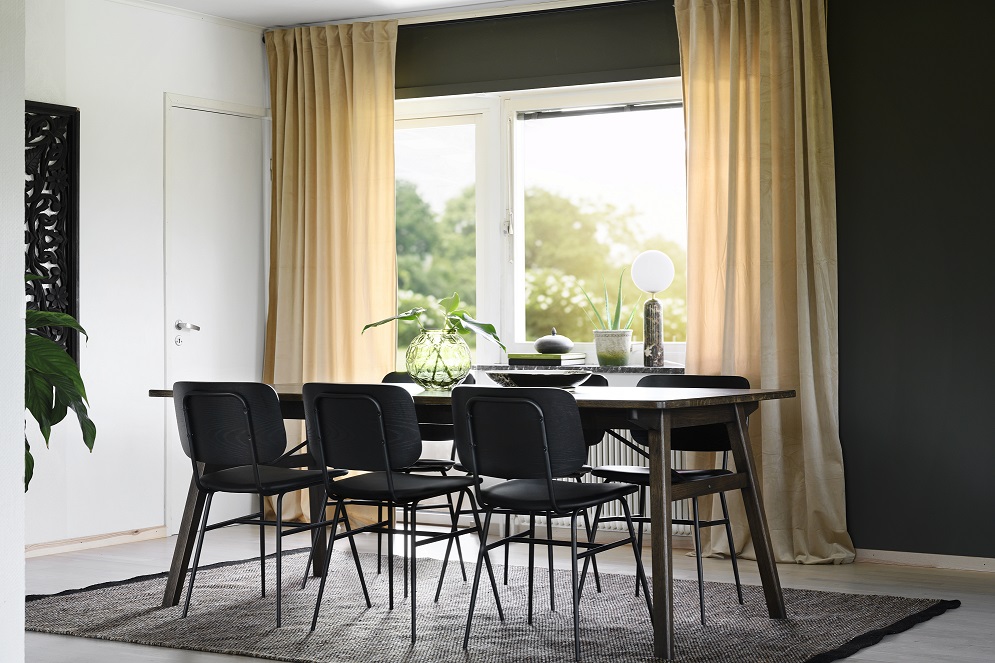 Brent tuoli, musta/musta keinonahka - Image 2