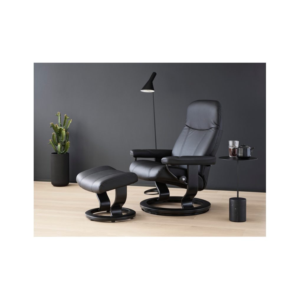 Stressless Consul Classic Tuoli rahi M koko Batick Musta Kokonahka wenge
