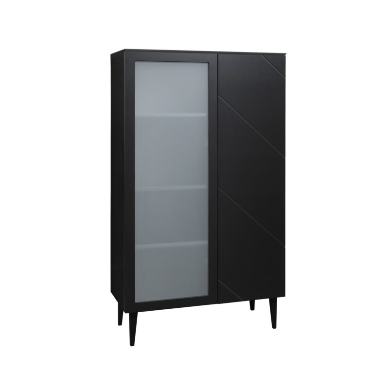 Vilja vitriini V8.2, musta