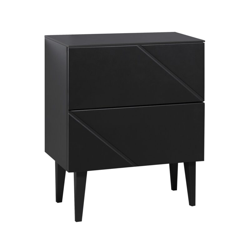 Vilja yöpöytä V7.2, musta