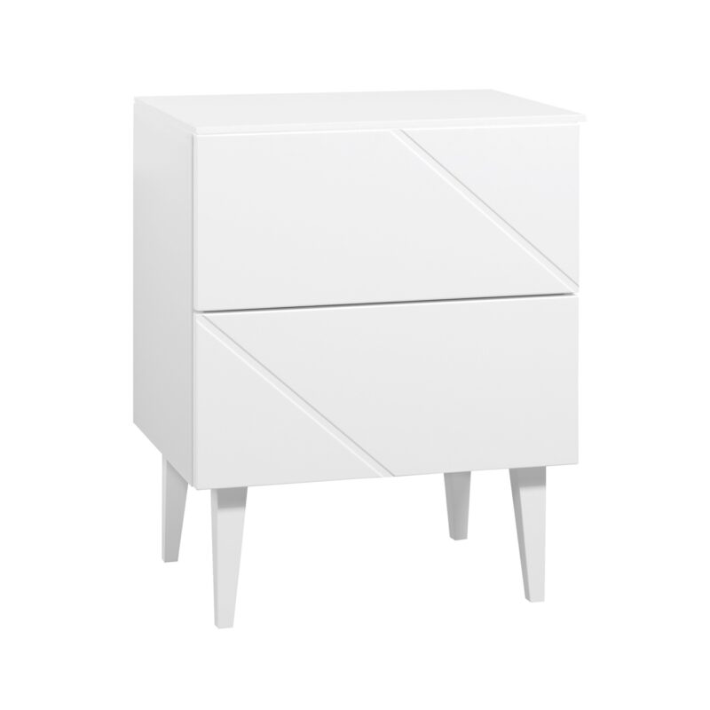 Vilja yöpöytä V7.2, valkoinen