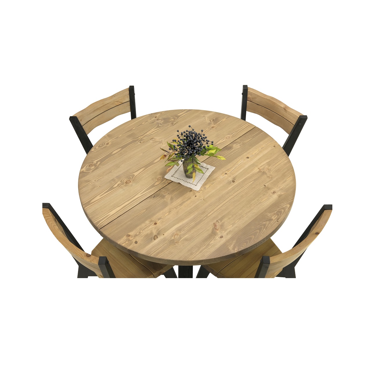 Lana ruokapöytä pyöreä, mäntykansi/puujalka · useita värejä - Image 3