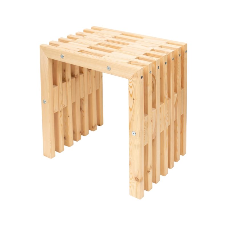 EcoFurn D-penkki 45, lehtikuusi (käsittelemätön)