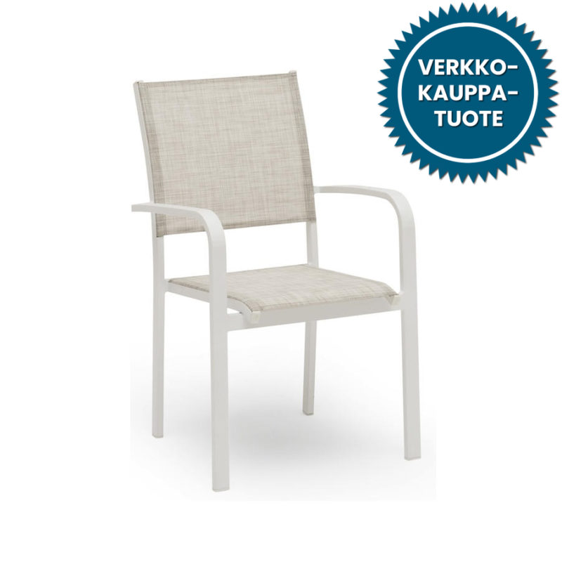 Hånger pinottava tuoli, valkoinen/beige