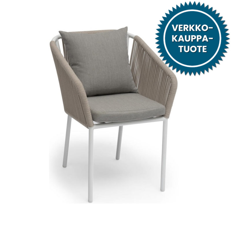 Lersund tuoli, harmaa/beige/valkoinen