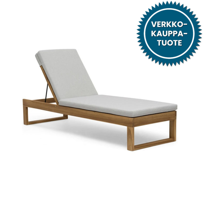 Himmelsnäs aurinkosänky, beige/tiikki