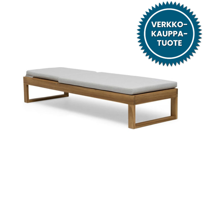 Himmelsnäs aurinkosänky, beige/tiikki