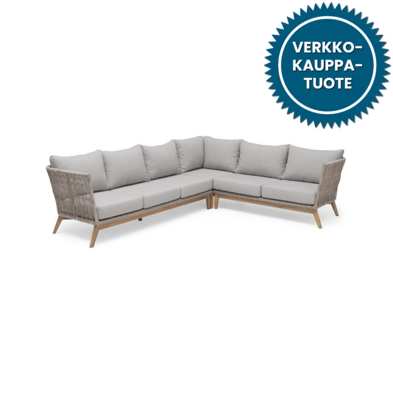 Himmelsnäs kulmasohva, beige/tiikki
