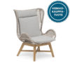 Himmelsnäs nojatuoli korkea, beige/tiikki