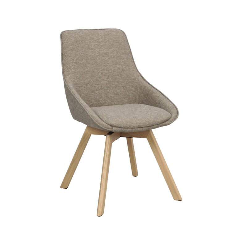 Alison tuoli tumma beige/tammi