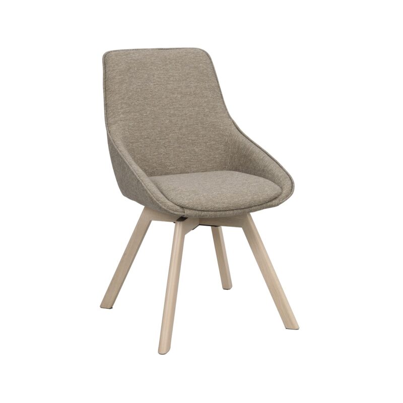 Alison tuoli tumma beige/valkopesty