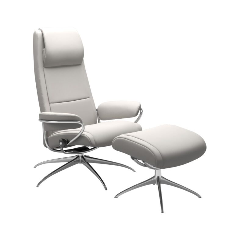 Stressless Paris Star korkea valkoinen