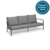 Hånger 3-istuttava sohva, harmaa/hiekka