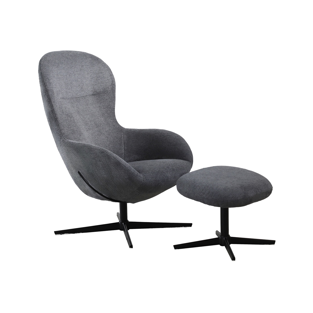 Orion High Back tuoli ja rahi, kangas