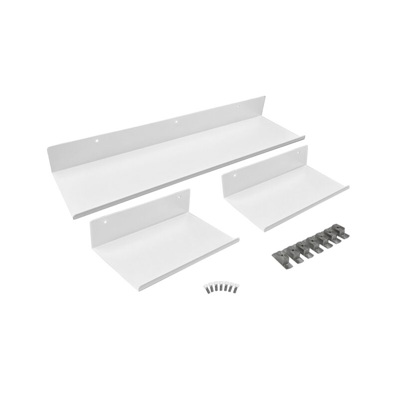 Sointu hyllyt, valkoinen