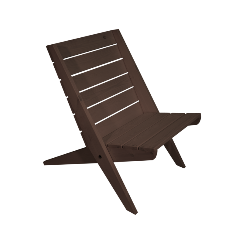 EcoFurn Granny tuoli, mänty ruskea öljytty