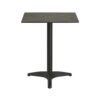 Bistro pöytä 60x60 cm, tummanharmaa/musta