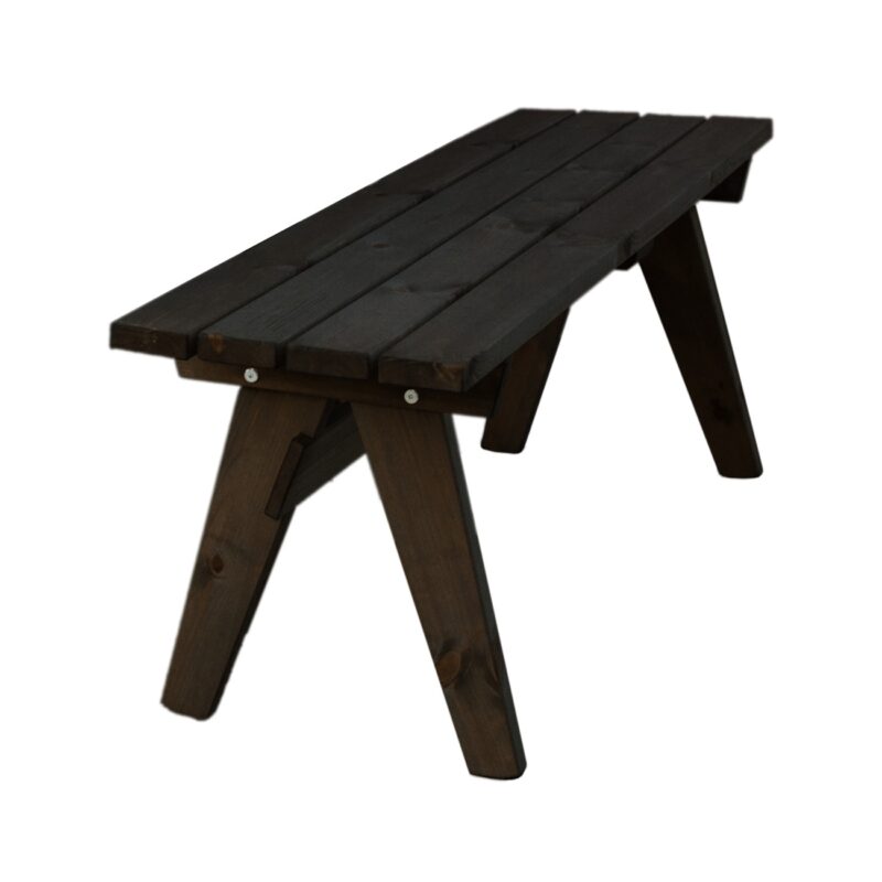 EcoFurn Granny penkki, mänty musta öljytty