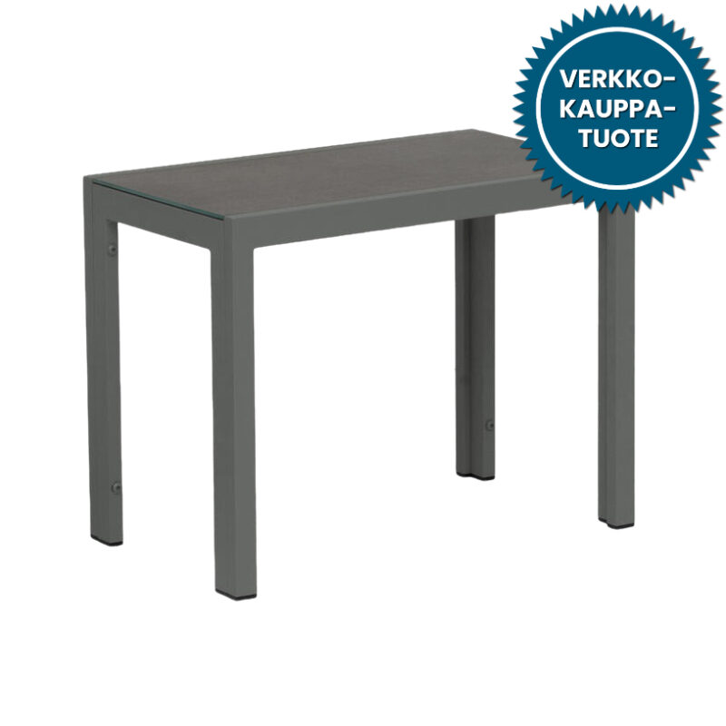 Hånger sivupöytä 60x34,5 cm, harmaanvihreä/harmaa