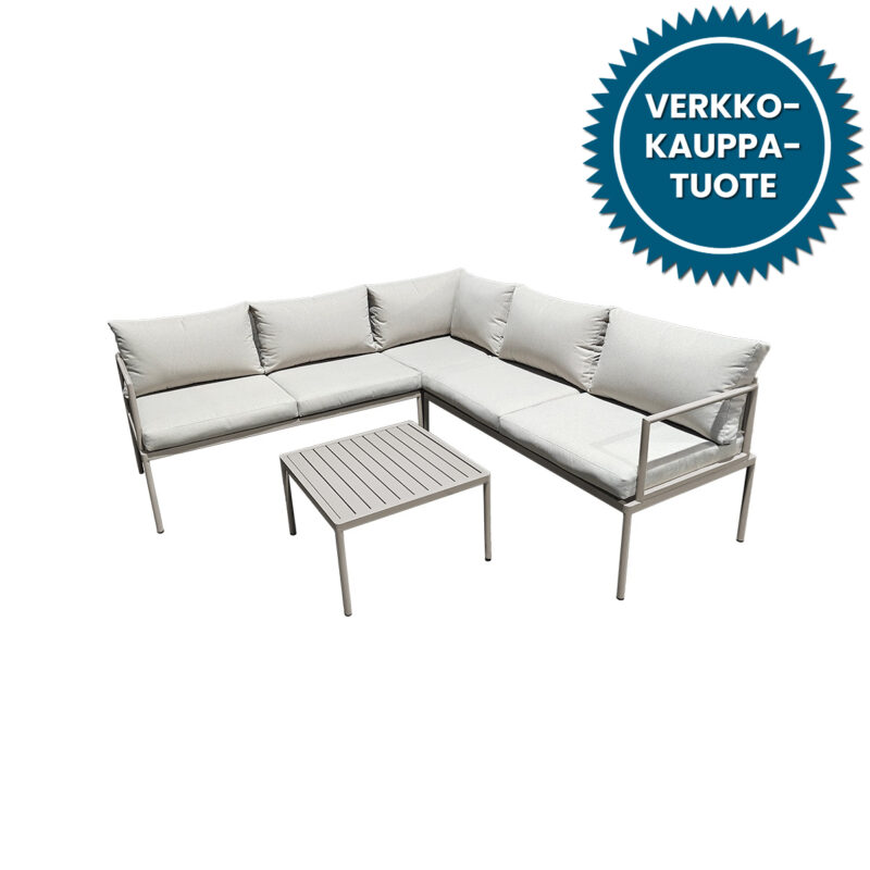 Linnea kulmasohvaryhmä, beige/hiekka