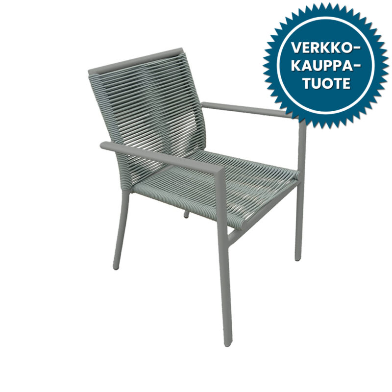 Ljungholm käsinojatuoli, harmaa/vihreä